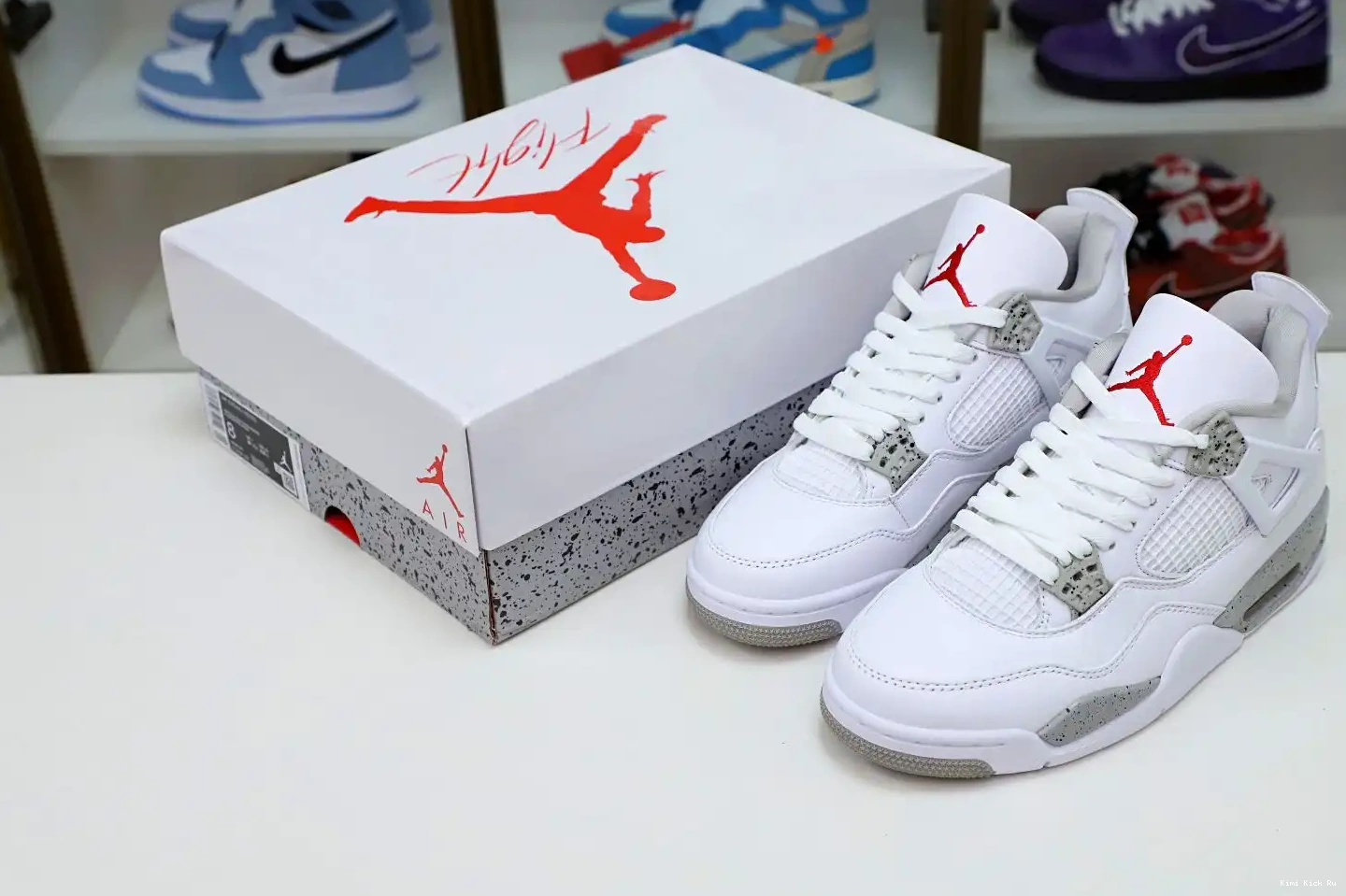 RETRO Kimikick 4 'WHITE OREO' JORDAN AIR 0811